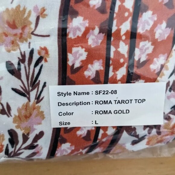 Jen's Pirate Booty | Roma Tarot Top in Gold - Picture 4 of 11